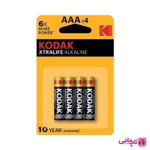 باتری نیم قلمی آلکالاین کداک مدل XTRALIFE Alkaline (بسته 4 عددی)