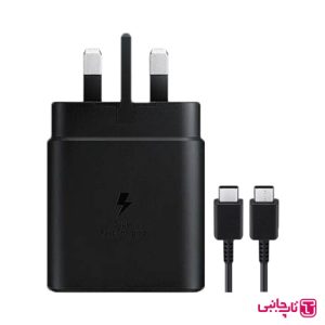 شارژر دیواری 45 وات اصل سامسونگ مدل EP-T4511 به همراه کابل تبدیل USB-C