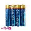 باتری قلم AA دی ام سل DM CELL مدل R6P-S4-شیرینگ