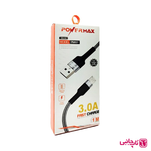 کابل USB به Micro پاورمکس مدل PM001 Power Max