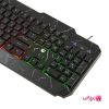 کیبورد مخصوص بازی بیاند مدل BGK-9500، سوییچ ممبران ، Full Size، نورپردازی LED RGB