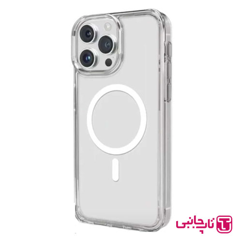 قاب بی رنگ طرح مگ سیف گوشی اپل iphon 16 pro