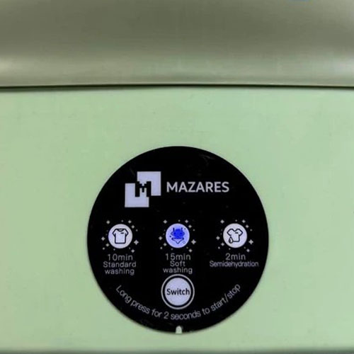 ماشین لباسشویی سفری مازارس مدل wm-11 Mazares