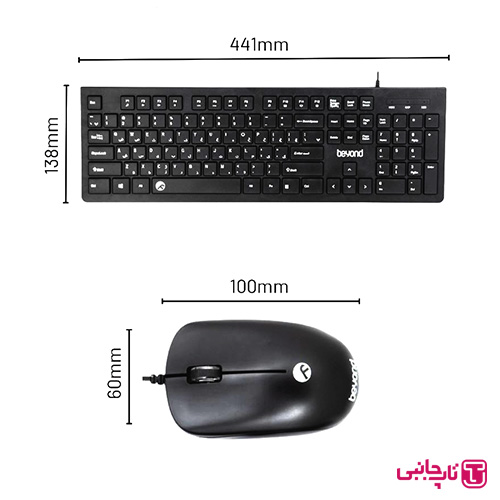 کیبورد و ماوس بیاند مدل BMK-3422 Beyond