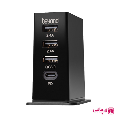هاب شارژر USB و USB-C بیاند مدل BA-601 BEYOND