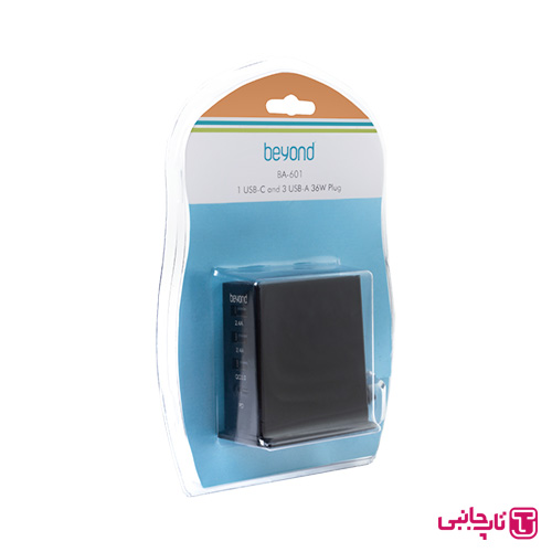 هاب شارژر USB و USB-C بیاند مدل BA-601 BEYOND