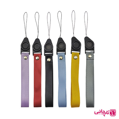 Mobile phone fabric lanyard
