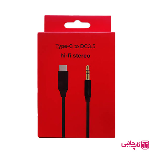 کابل تبدیل AUX به TYPE-C مدل HI-FI STEREO