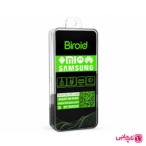 کابل شارژ USB به Type-C بیروید مدل BUC101 Biroid